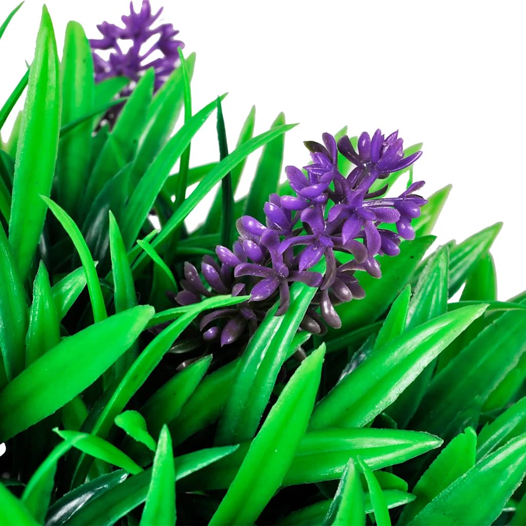 41624 Set of 2 Artificial Boxwood Ball with Lavender 30 cm