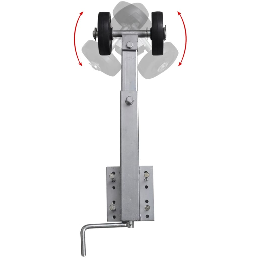141553 vidaXL Boat Trailer Double Roller Bow Support Set of 2 59 - 84 cm