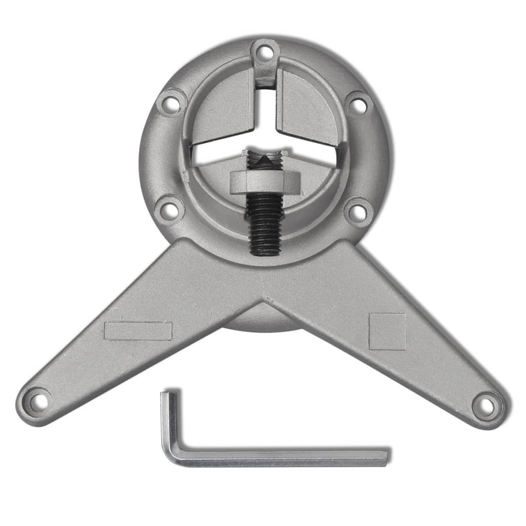 4 Height Adjustable Table Legs Chrome 710 mm