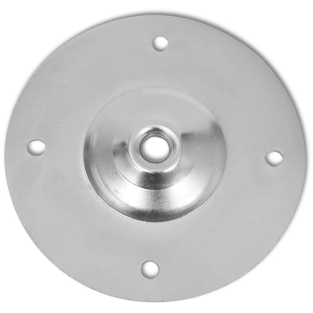 242151 2 Telescopic Table Legs Chrome 710 mm-1100 mm
