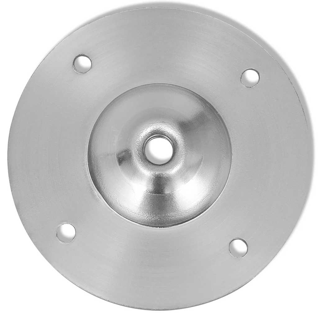 2 Telescopic Table Legs Stainless Steel 710 mm-1100 mm