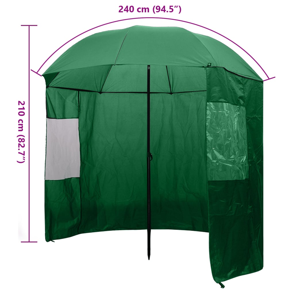 Fishing umbrellas 240 x 210 cm Oxford Polyester Round