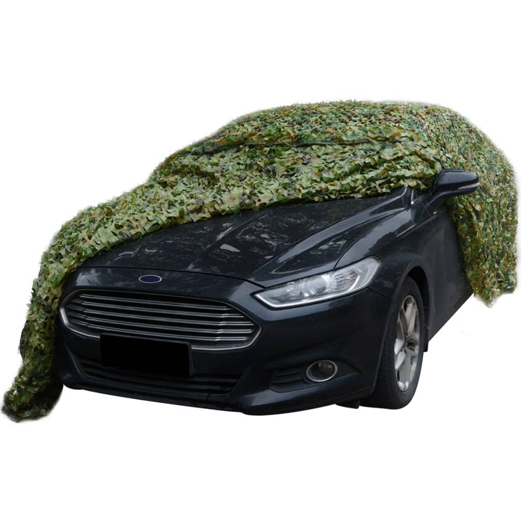 vidaXL Camouflage Net with Storage Bag 3x5 m
