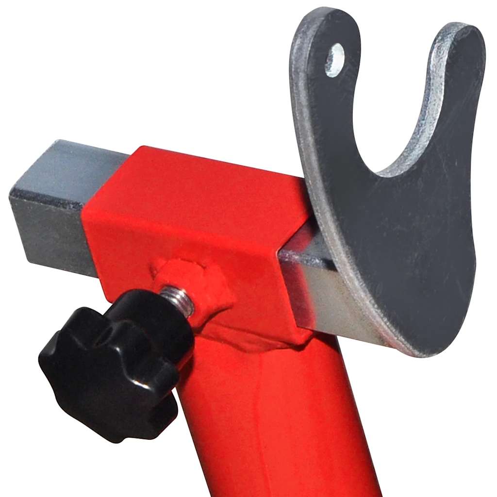 141970 vidaXL Motorcycle Rear Stand Red