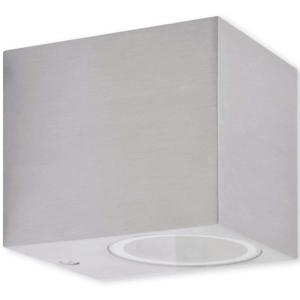 42224 vidaXL Cube Outdoor Wall Lights 2 pcs
