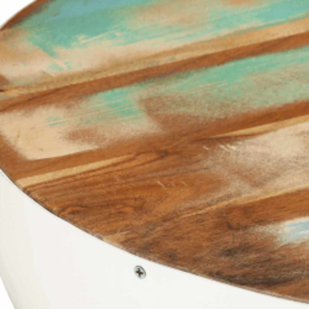 243353 vidaXL Bowl Shaped Coffee Table Solid Reclaimed Wood 60x60x30 cm