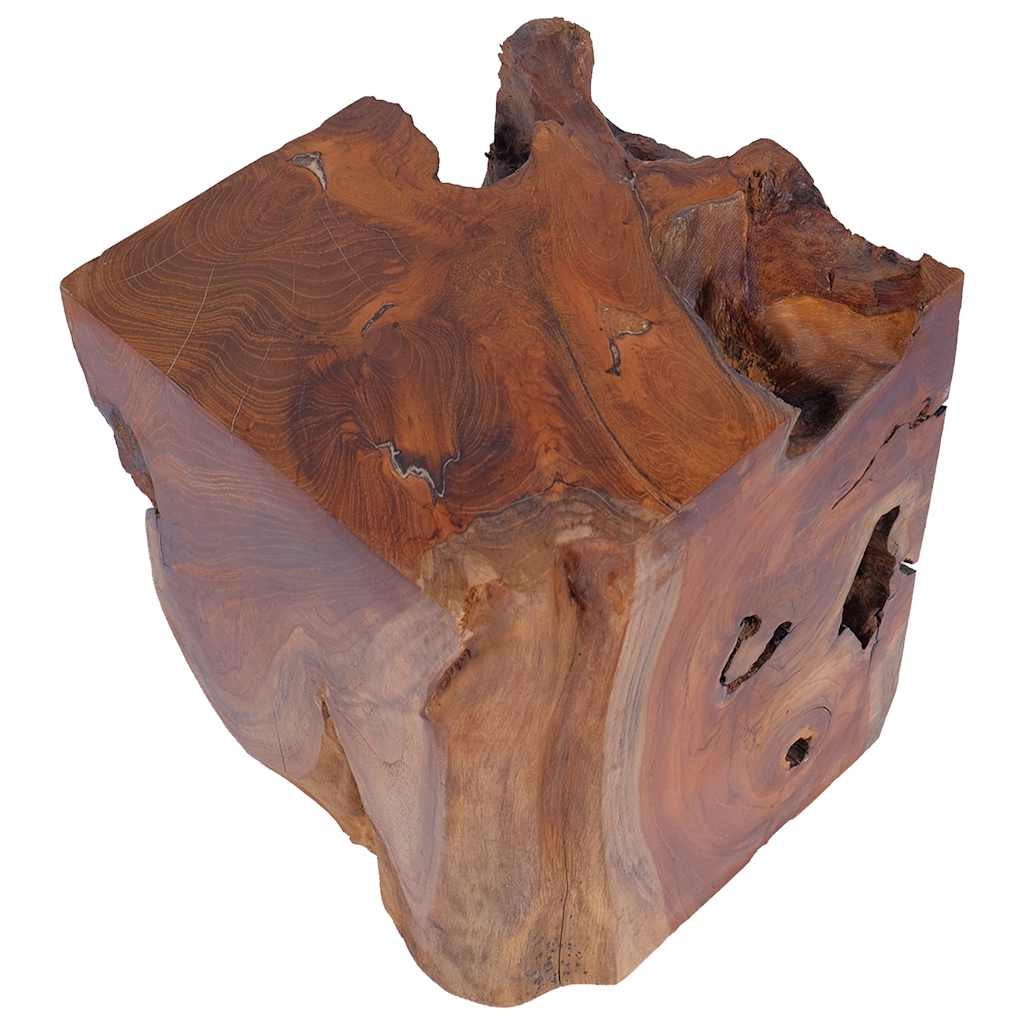 243469 vidaXL Stool Solid Teak Wood