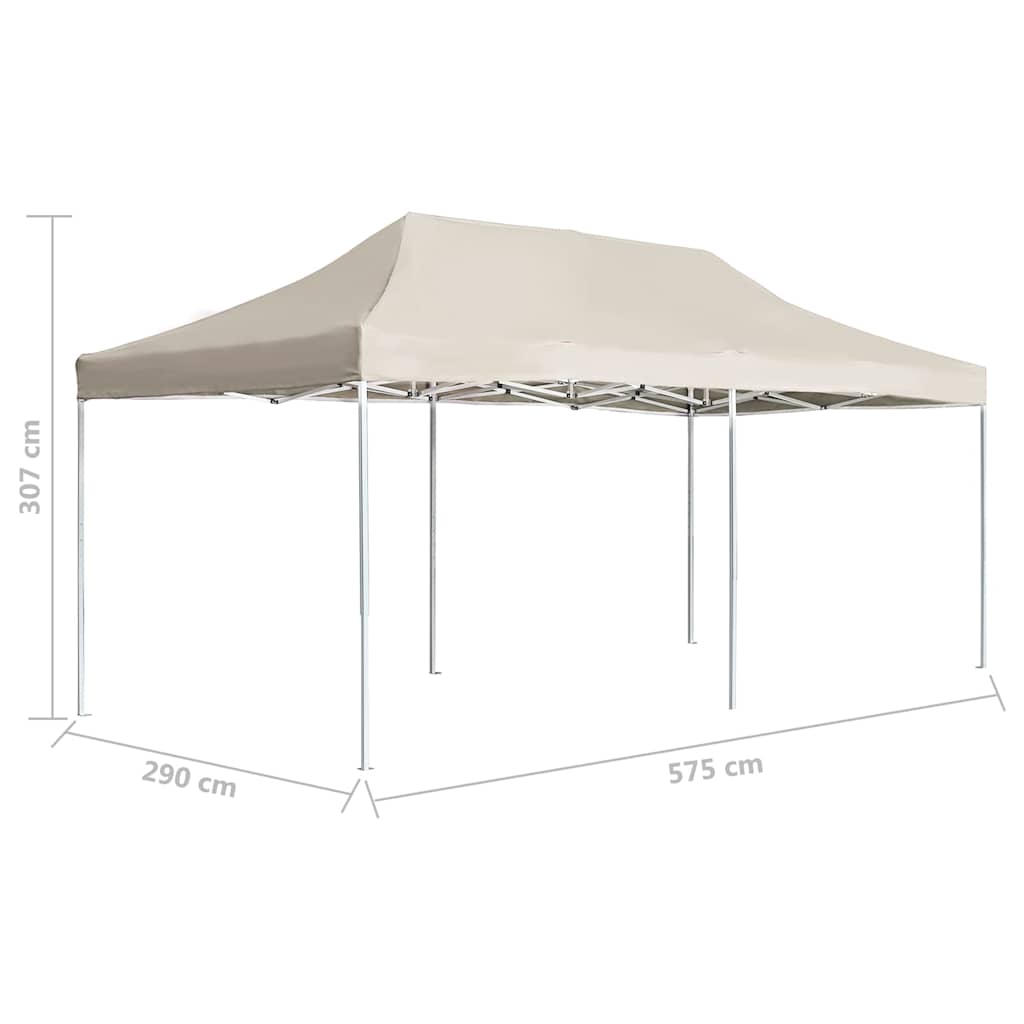 Party Tent | Cream | Aluminium alloy frame | 6x3m | Foldable | Party Tent