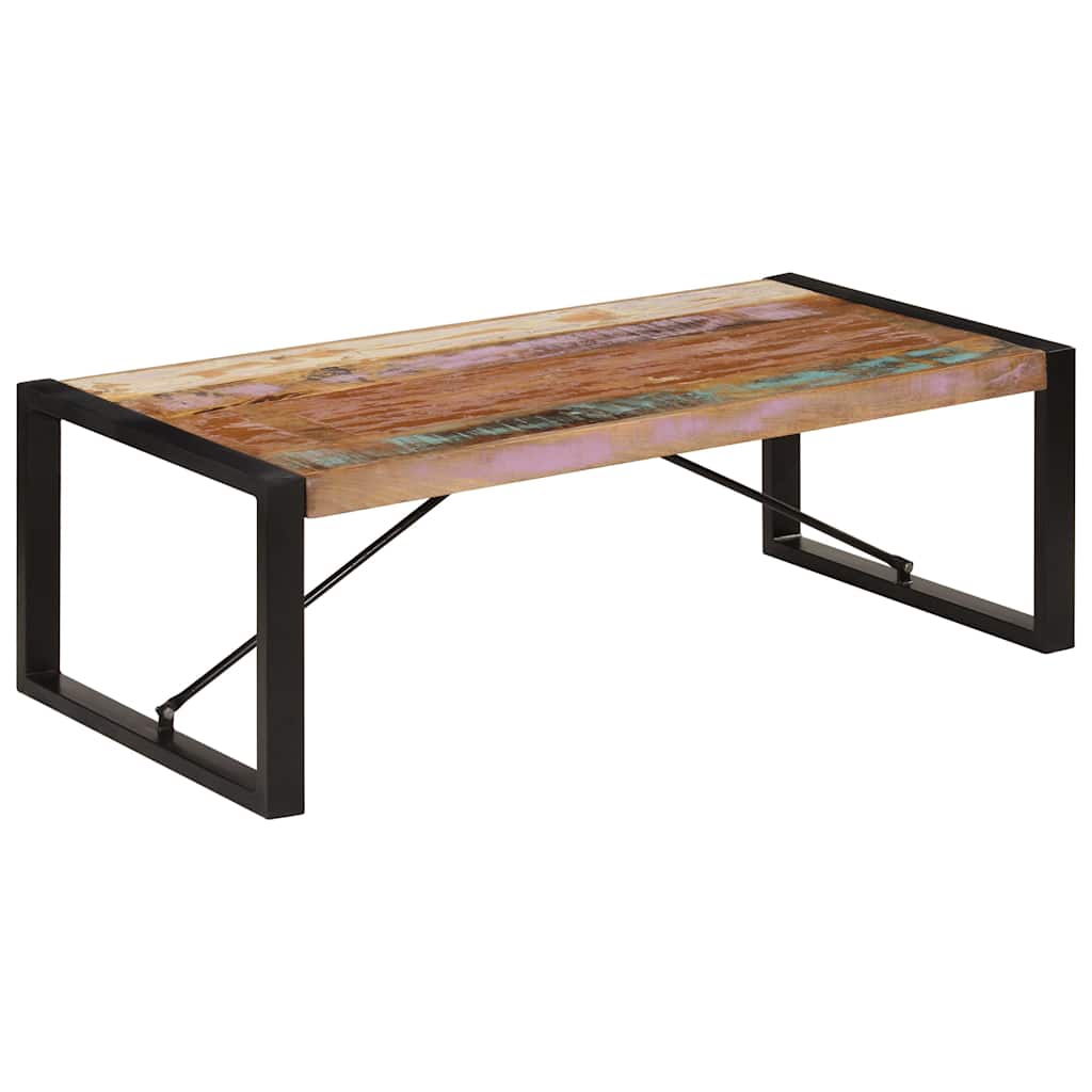 247425 vidaXL Coffee Table 120x60x40 cm Solid Reclaimed Wood