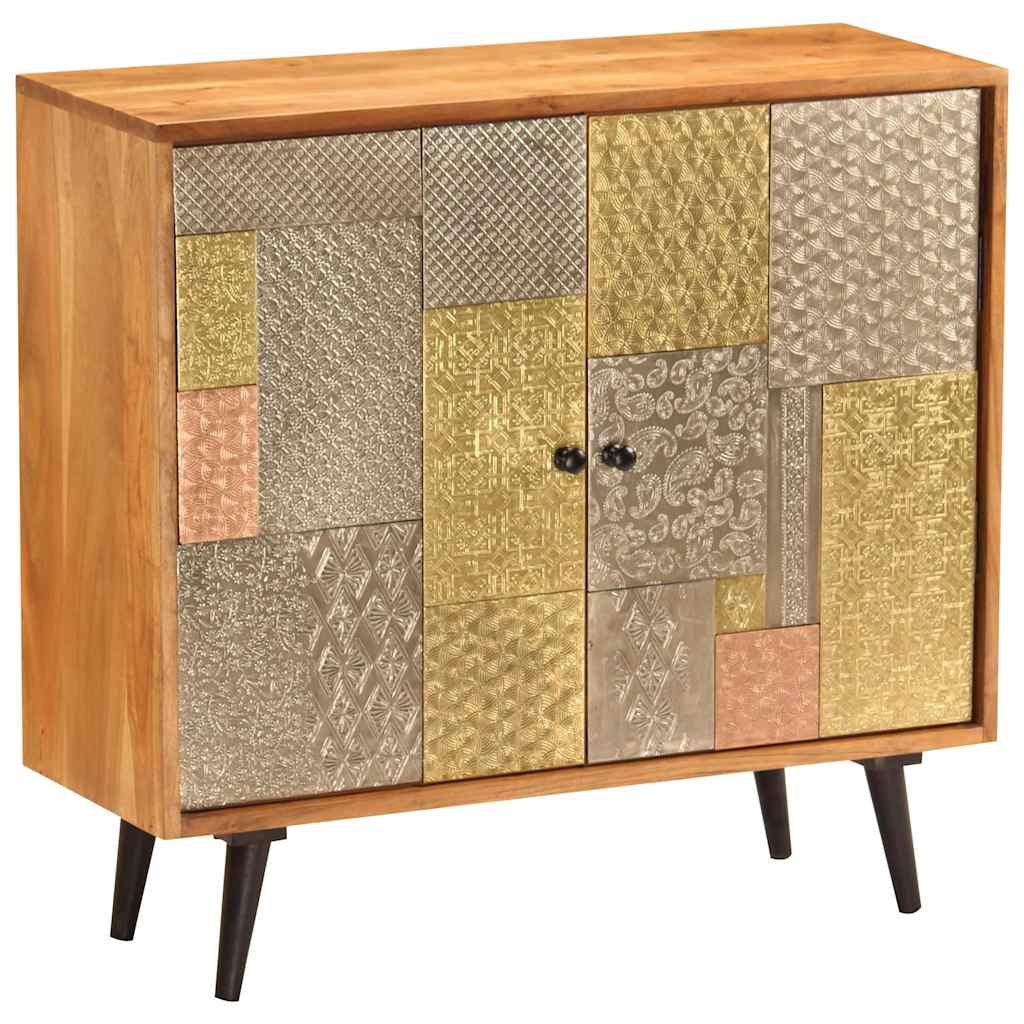 247683 vidaXL Sideboard 80x30x75 cm Solid Acacia Wood