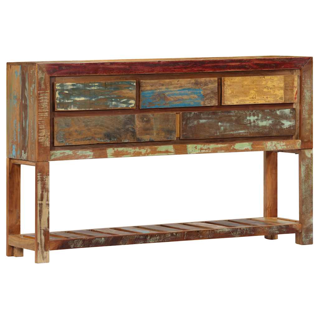 247478 vidaXL Sideboard 120x30x75 cm Solid Reclaimed Wood