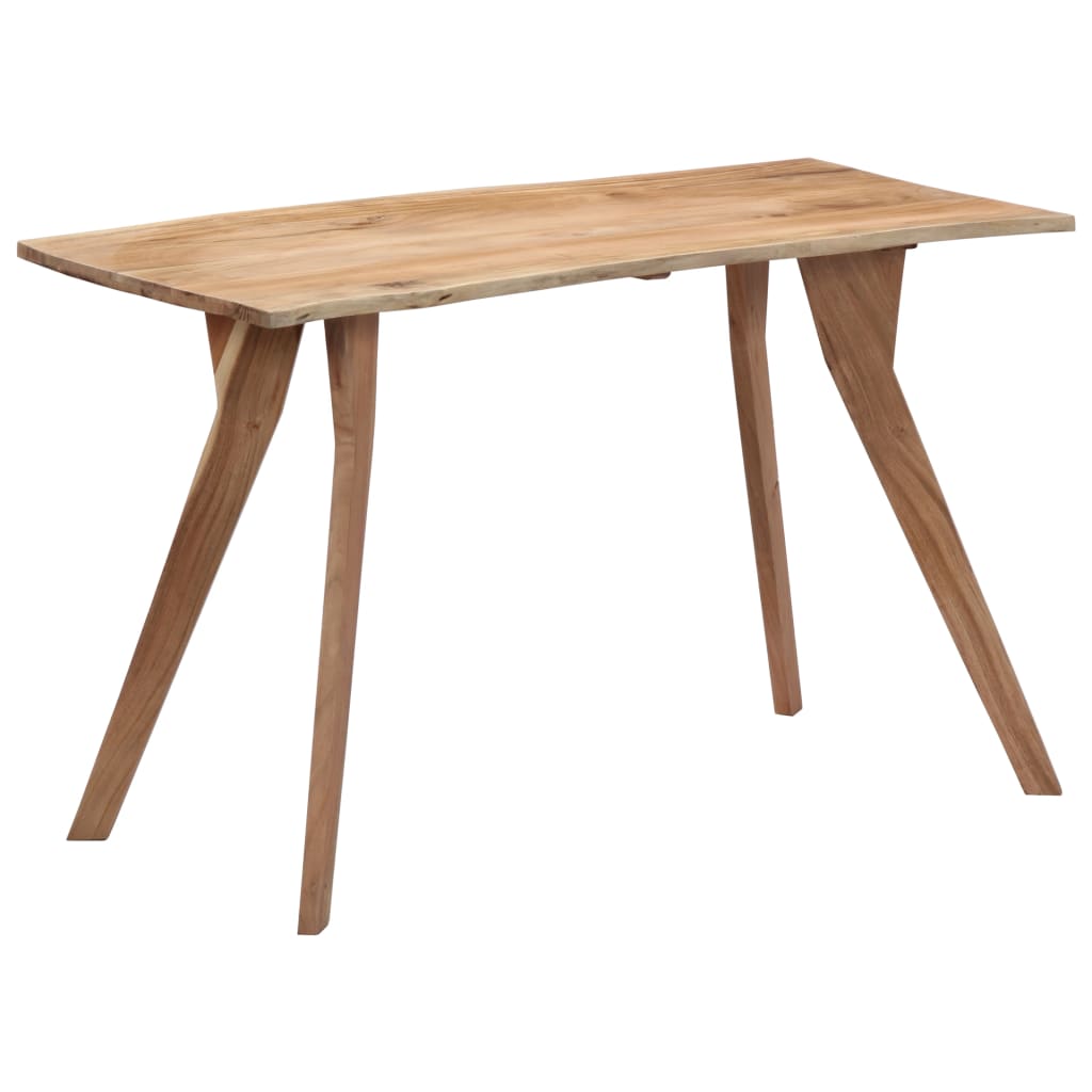 247978 vidaXL Dining Table 120x58x76 cm Solid Acacia Wood