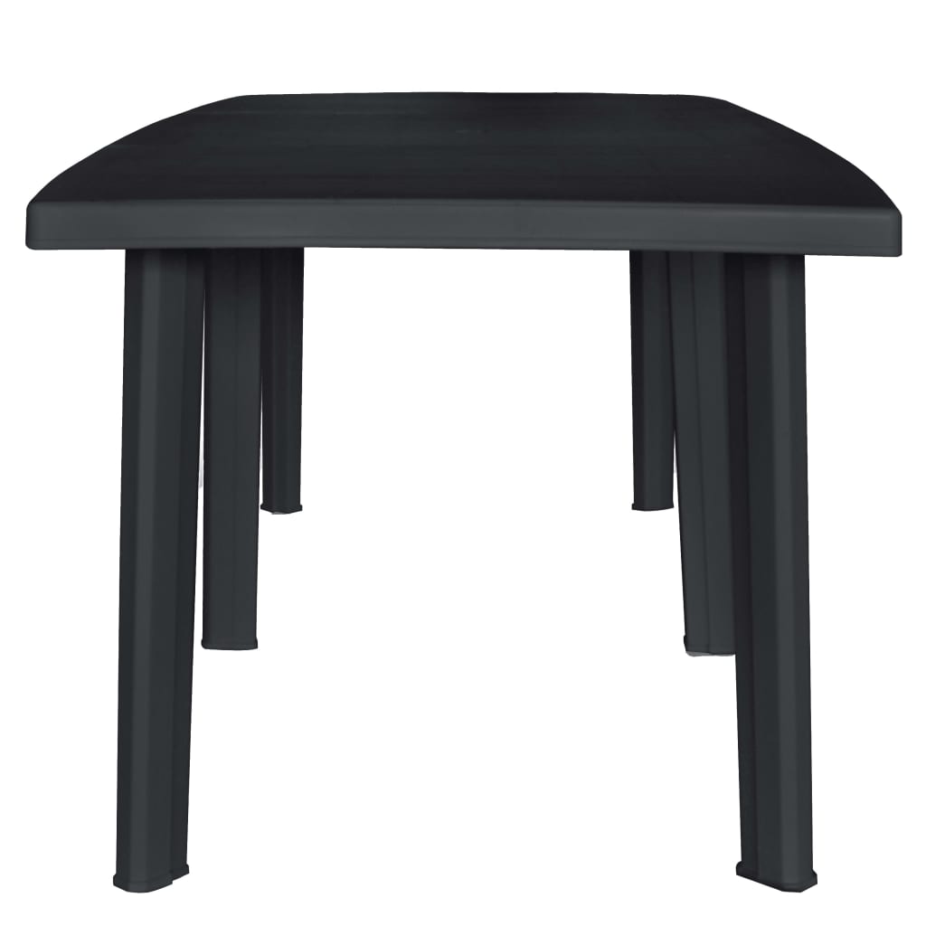 Outdoor Dining Set | Anthracite | Plastic | Foldable | Outdoor Dining Set