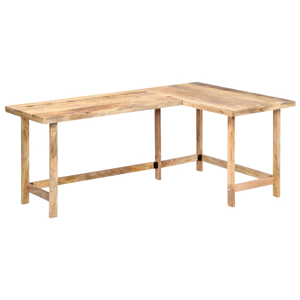vidaXL Desk 180x120x76 cm Solid Mango Wood