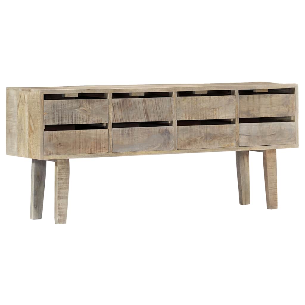 247914 vidaXL Sideboard 140x30x60 cm Solid Mango Wood