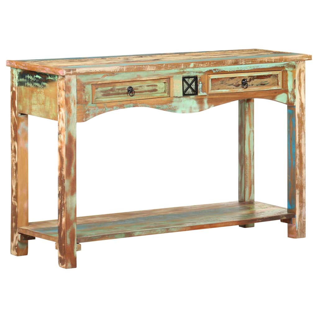 247925 vidaXL Console Table 120x40x75 cm Solid Reclaimed Wood