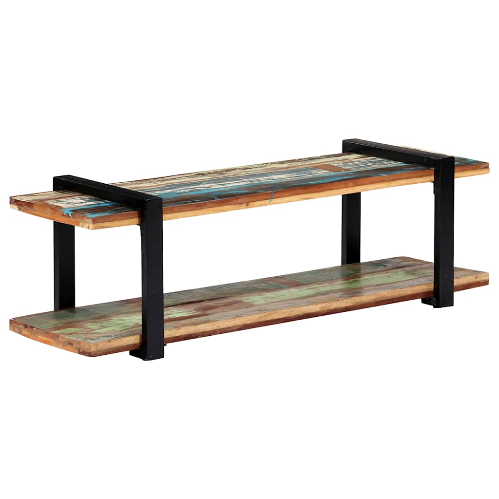 247884 vidaXL TV Cabinet 130x40x40 cm Solid Reclaimed Wood