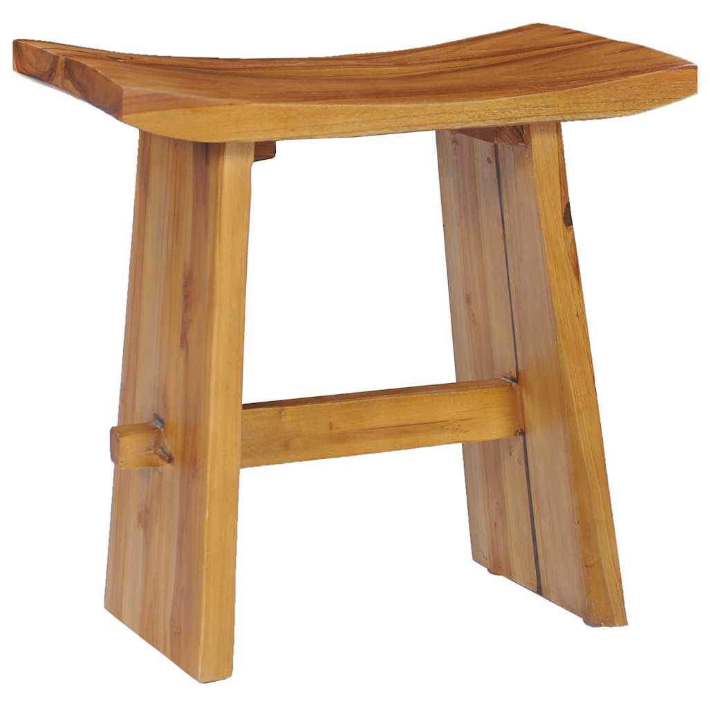281655 vidaXL Stool Solid Teak Wood