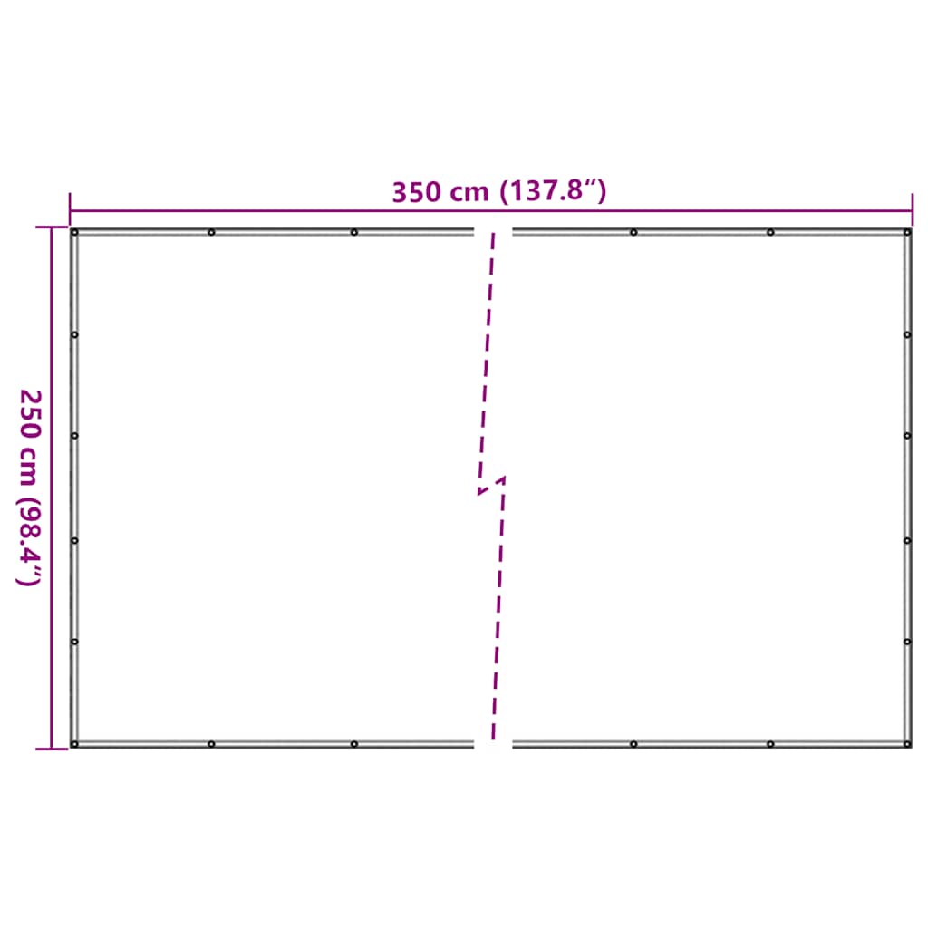 Trailer Net HDPE 2.5x3.5 m Black