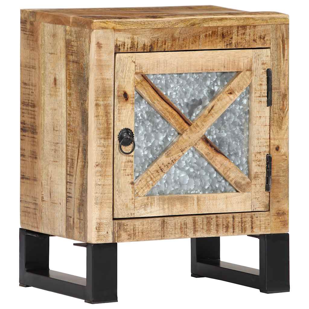 282759 vidaXL Bedside Cabinet 40x30x50 cm Solid Mango Wood