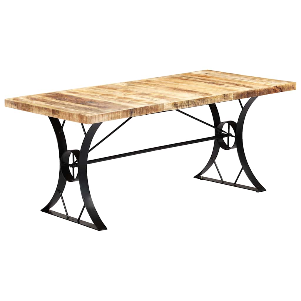 282766 vidaXL Dining Table 180x90x76 cm Solid Mango Wood
