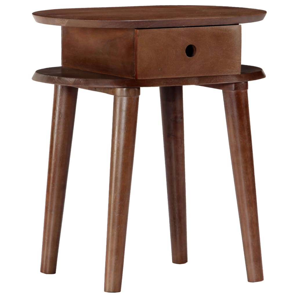 Bedside Cabinet 50x35x55 cm Solid Acacia Wood