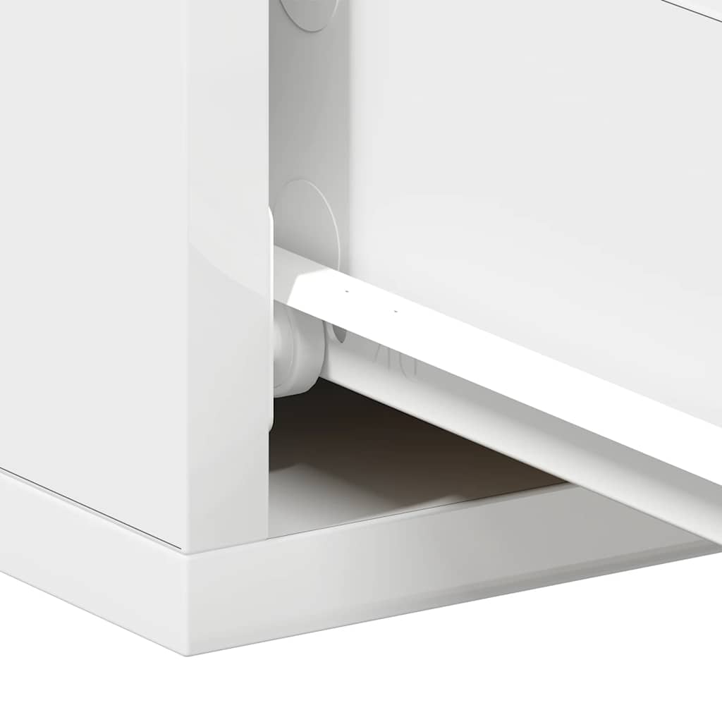 800307 vidaXL Floating Nightstands 2 pcs White 40x30x15 cm Engineered Wood