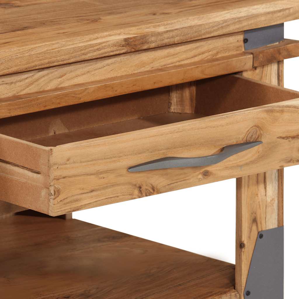282751 vidaXL Coffee Table 110x52x45 cm Solid Acacia Wood