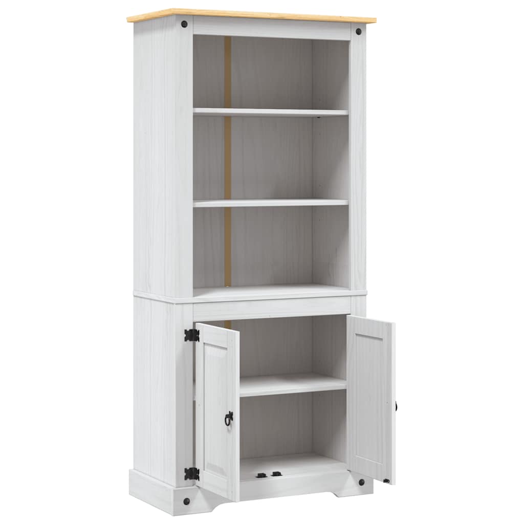 282624 vidaXL Cupboard Mexican Pine Corona Range White 80x40x170 cm