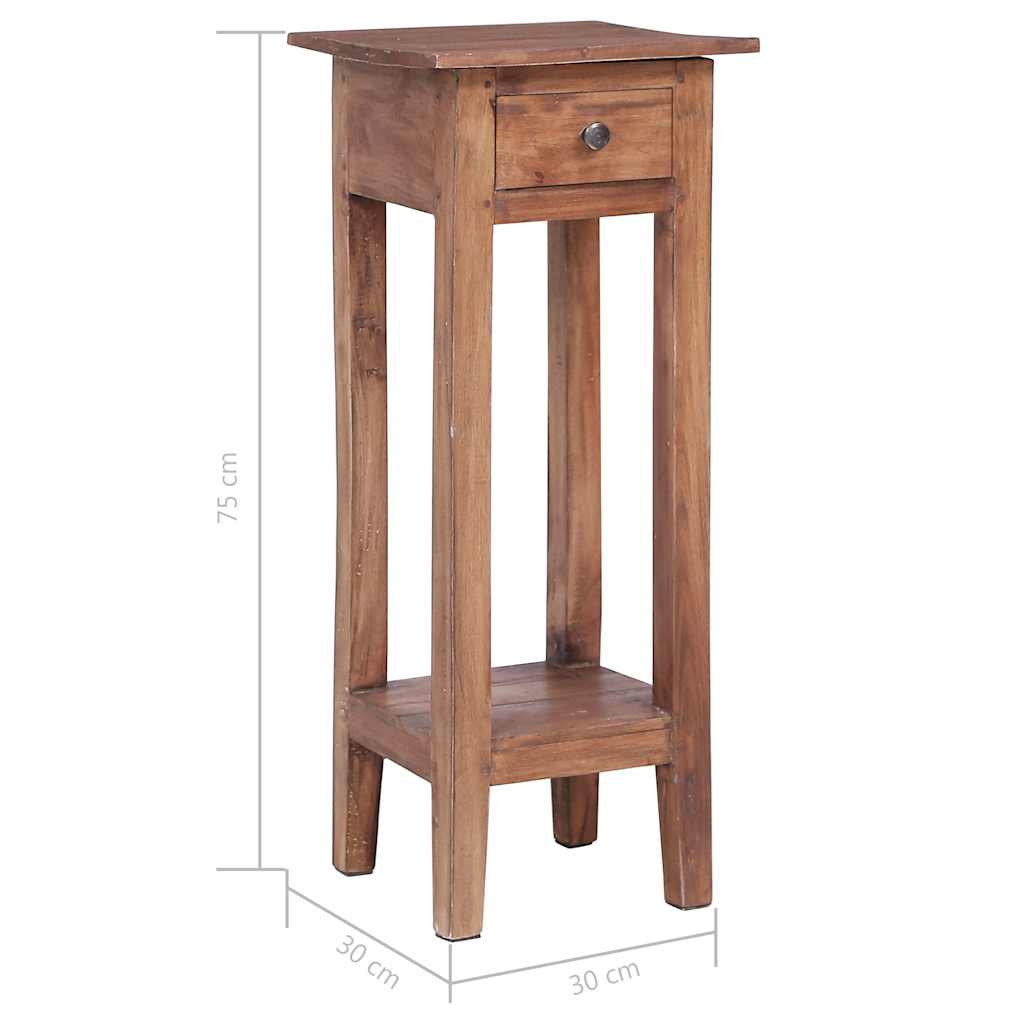 283923 vidaXL Plant Stand 30x30x75 cm Solid Mahogany Wood