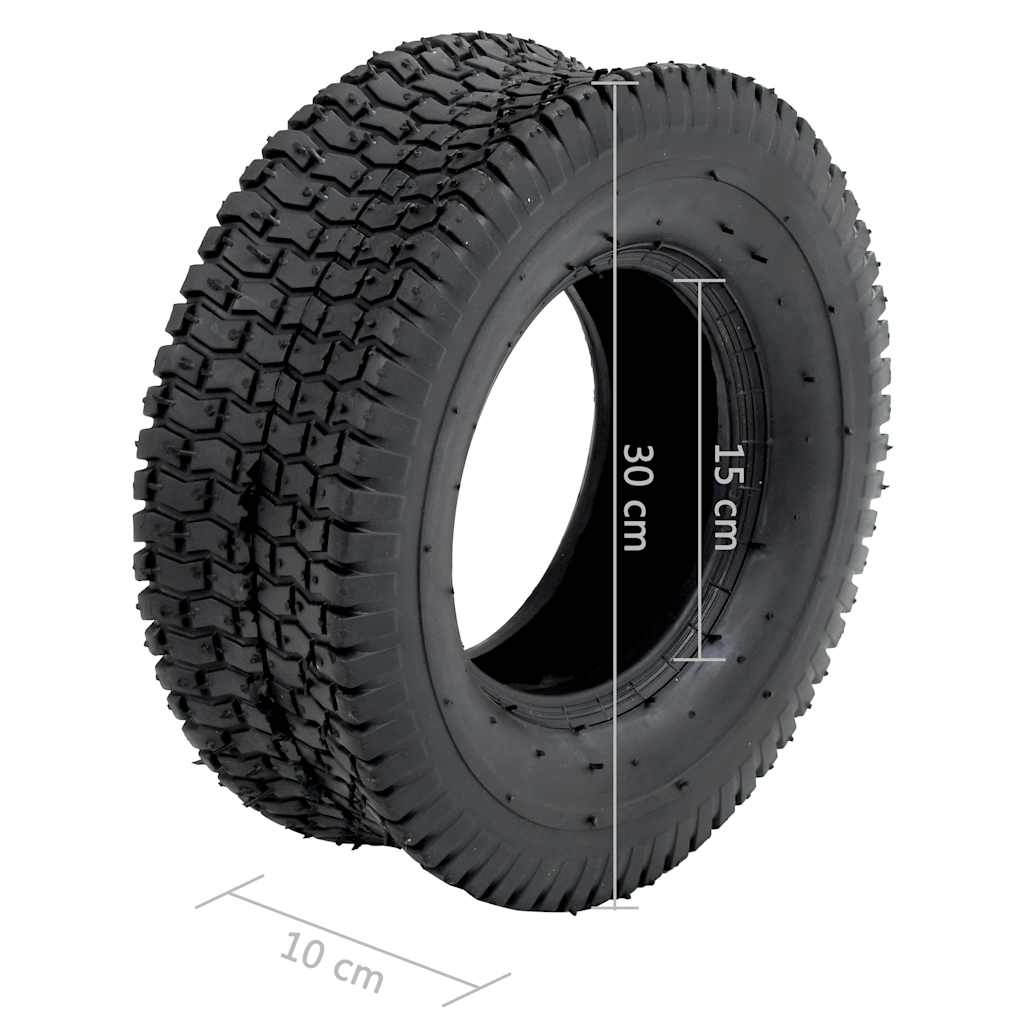 145266 vidaXL Wheelbarrow Tyre 13x5.00-6 4PR Rubber