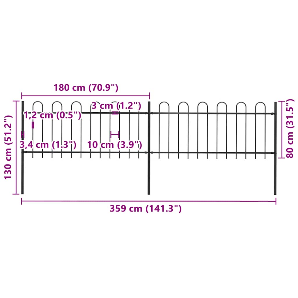 Garden Fence | Steel | Tough | Modern