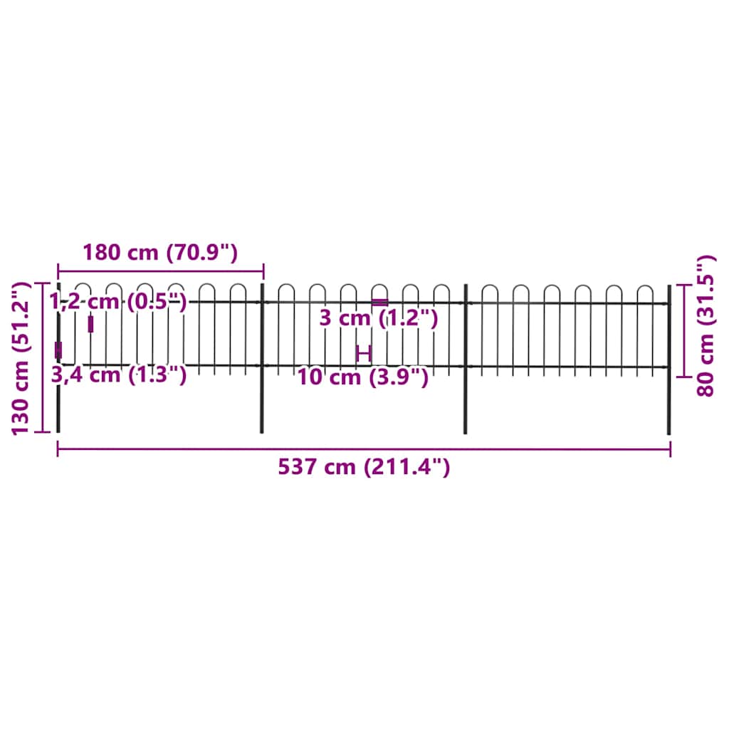 Garden Fence | Steel | Tough | Modern