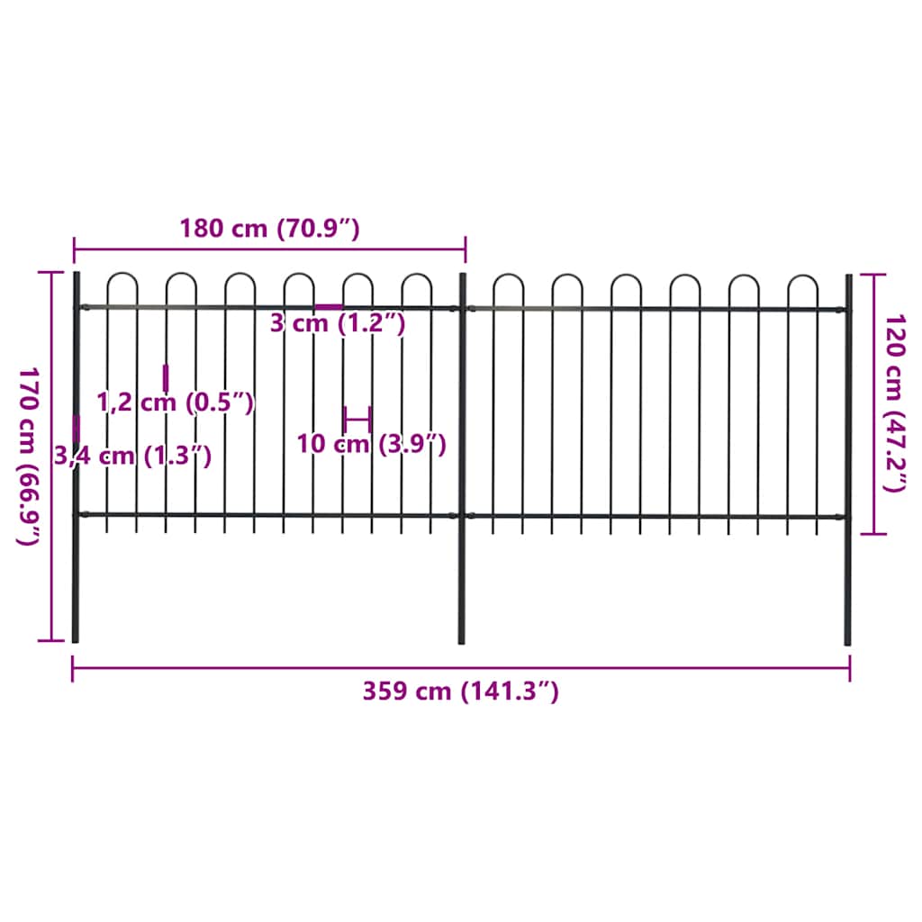 Garden Fence | Steel | Tough | Modern