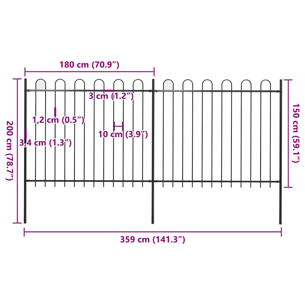 Garden Fence | Steel | Tough | Modern