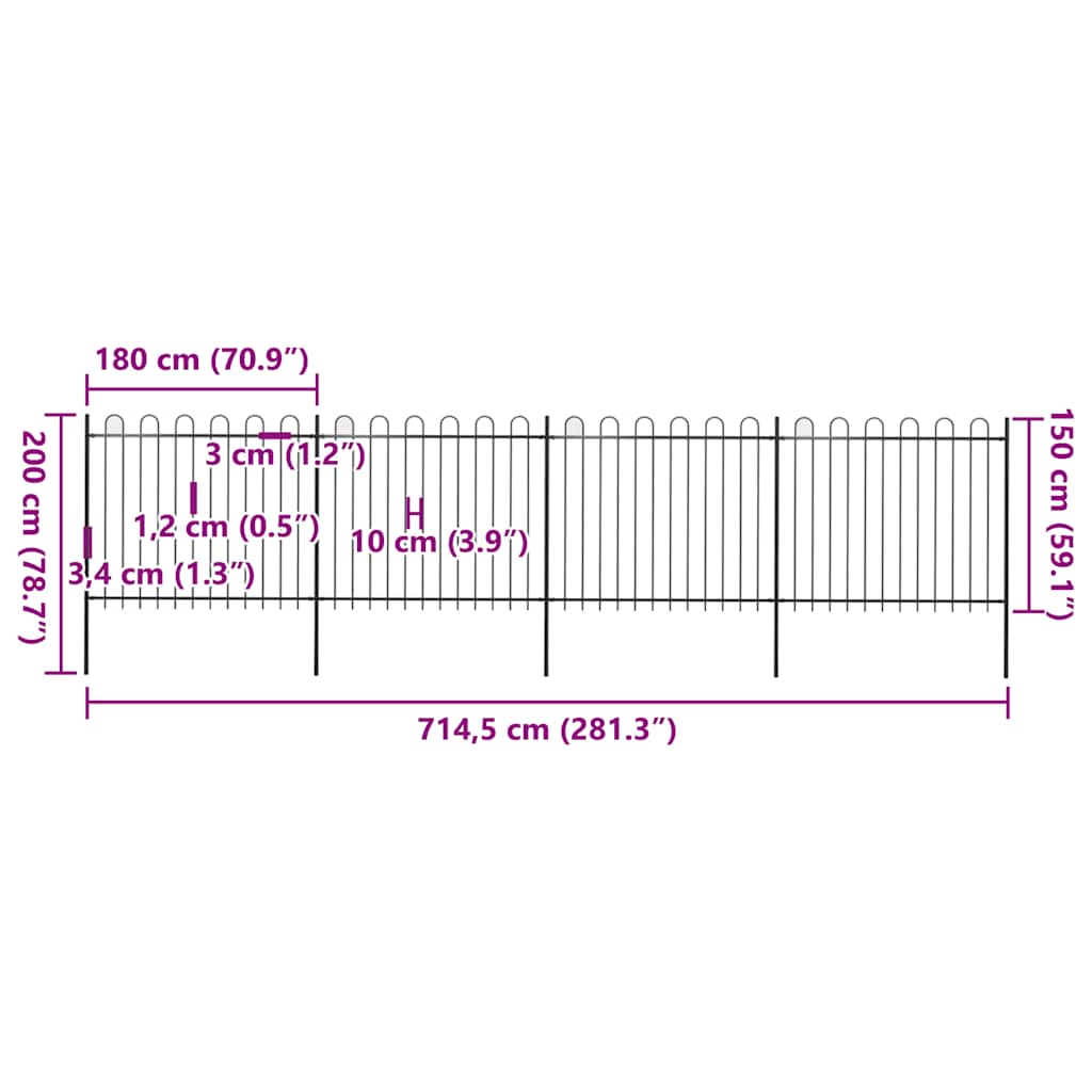 Garden Fence | Steel | Tough | Modern