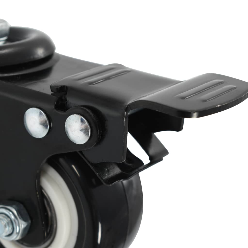 32 pcs Swivel Casters with Brakes 50 mm