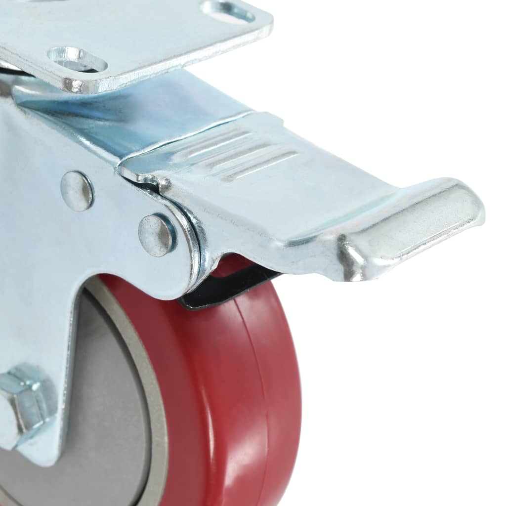 8 pcs Swivel Casters 100 mm