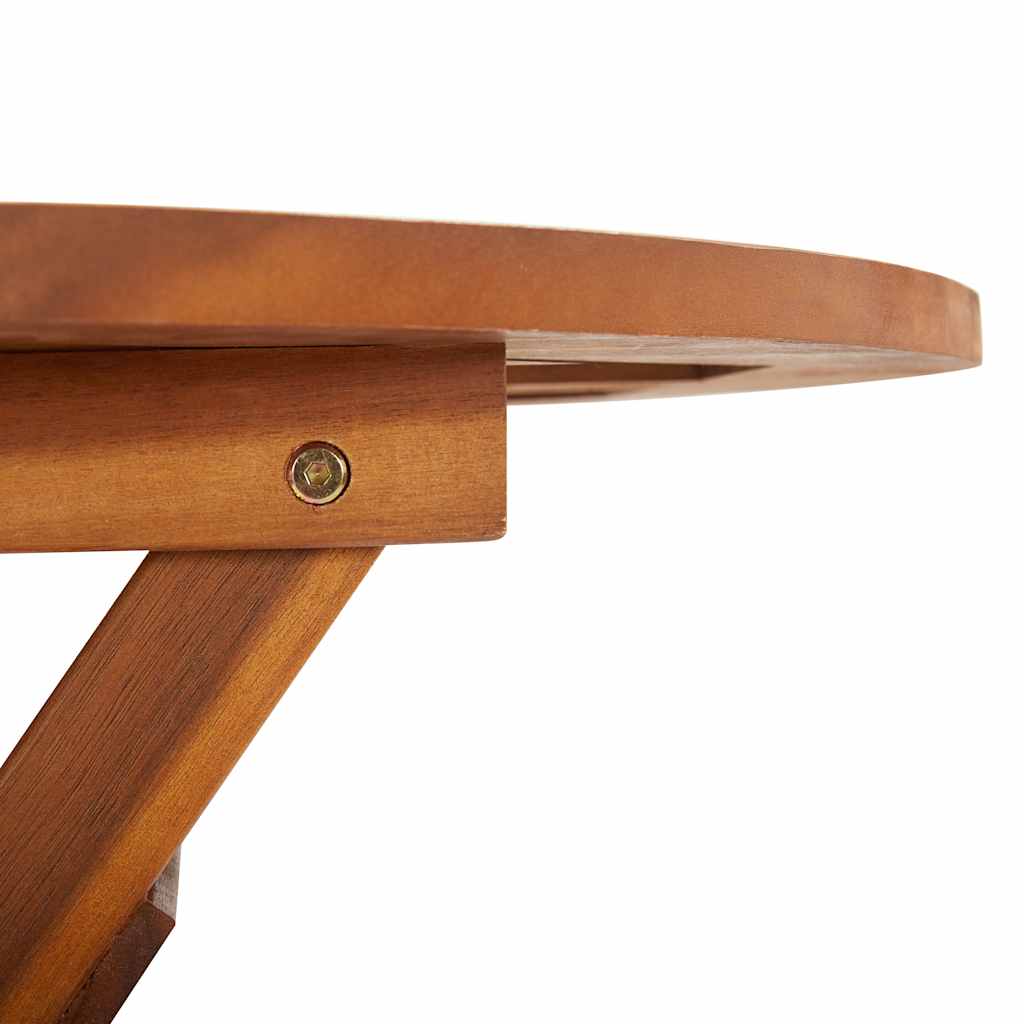 46346 vidaXL Folding Garden Table 60x75 cm Solid Acacia Wood