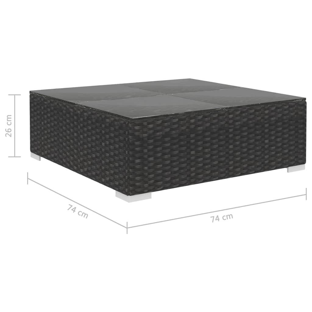 Garden Sofa Set | Black