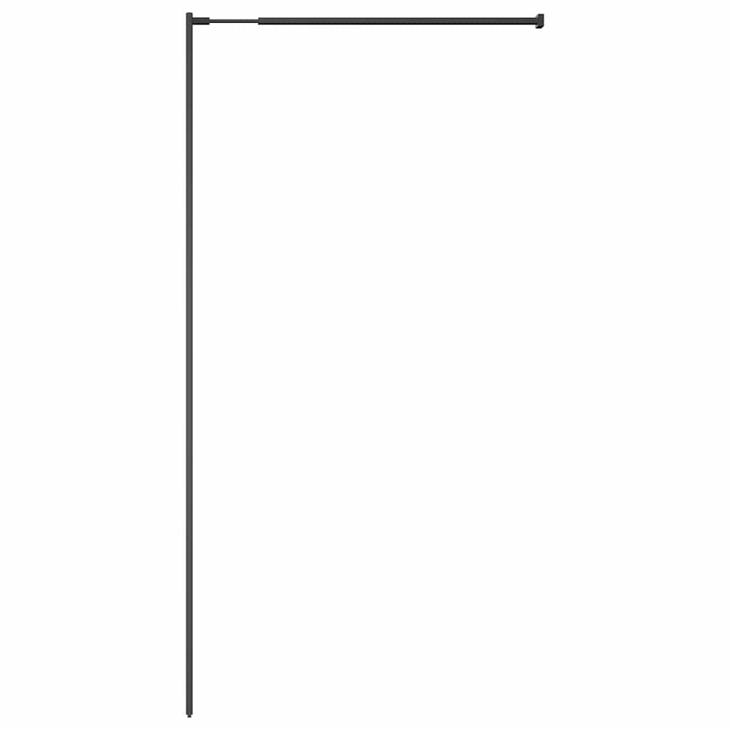 145679 vidaXL Walk-in Shower Screen Clear Tempered Glass 80x195 cm