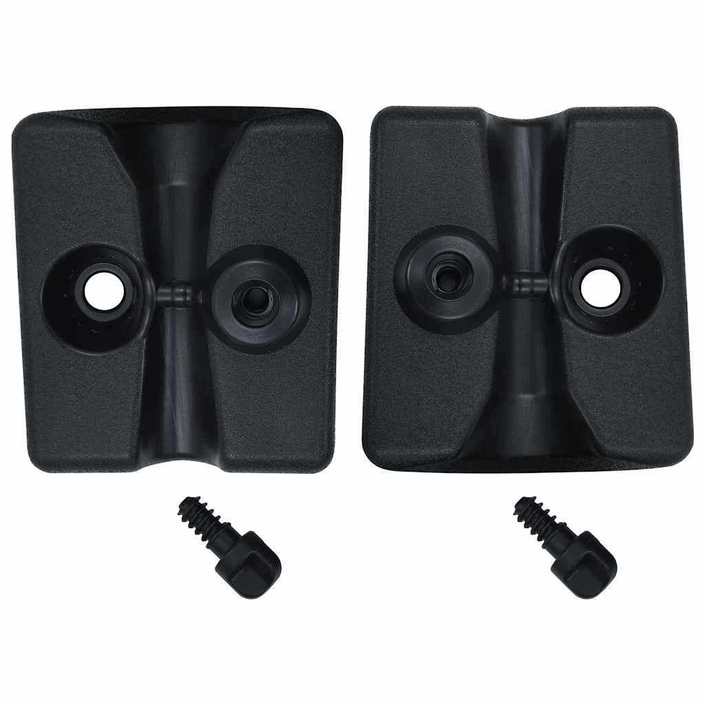 47689 vidaXL Gazebo Weights 4 pcs PE Black