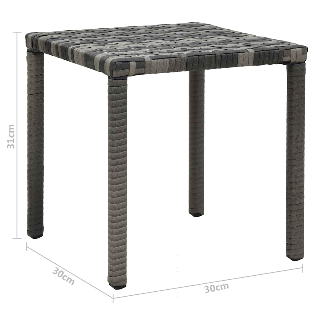 Sun Lounger | Anthracite and Grey | PE Rattan and Powder-Coated Steel