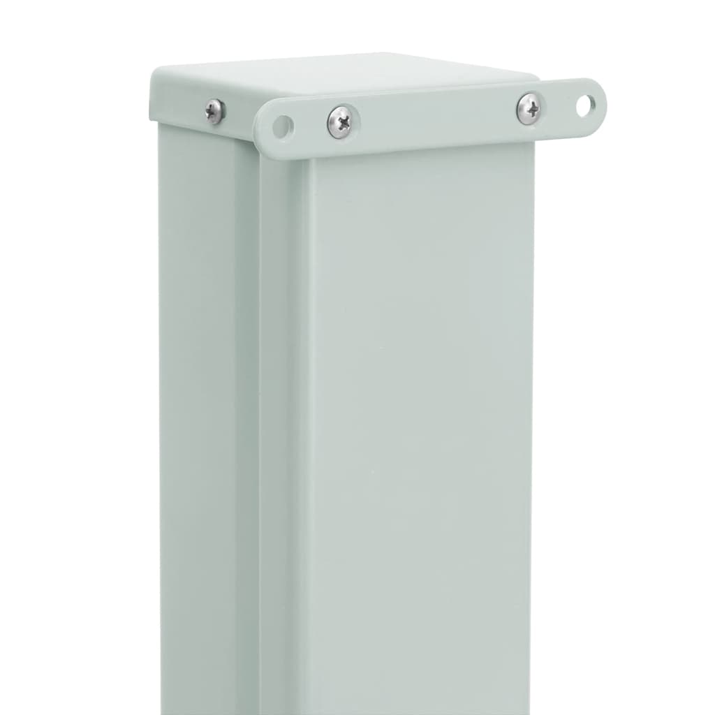 Patio Retractable Side Awning 100x500 cm Grey
