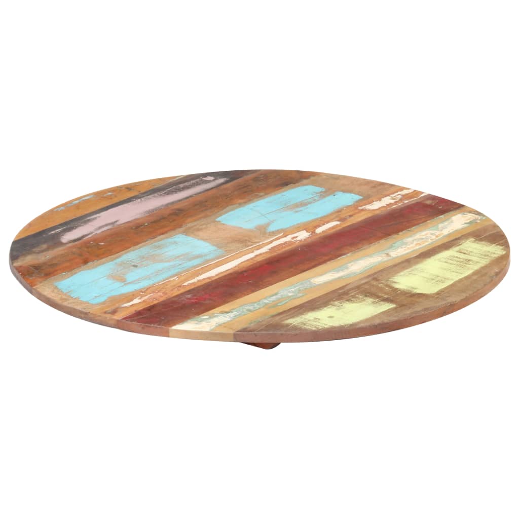 286031 vidaXL Round Table Top 40 cm 15-16 mm Solid Reclaimed Wood