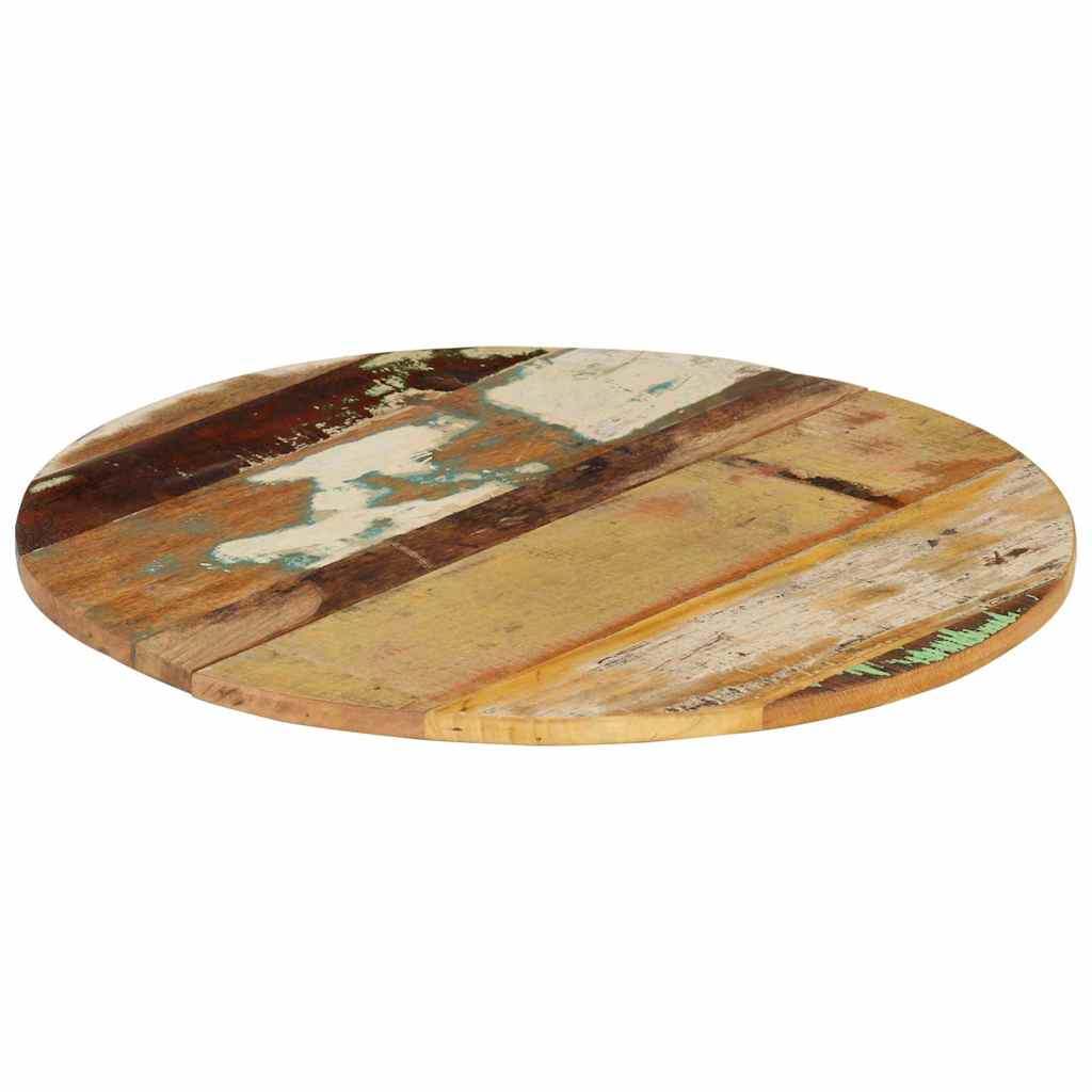 286033 vidaXL Round Table Top 60 cm 15-16 mm Solid Reclaimed Wood