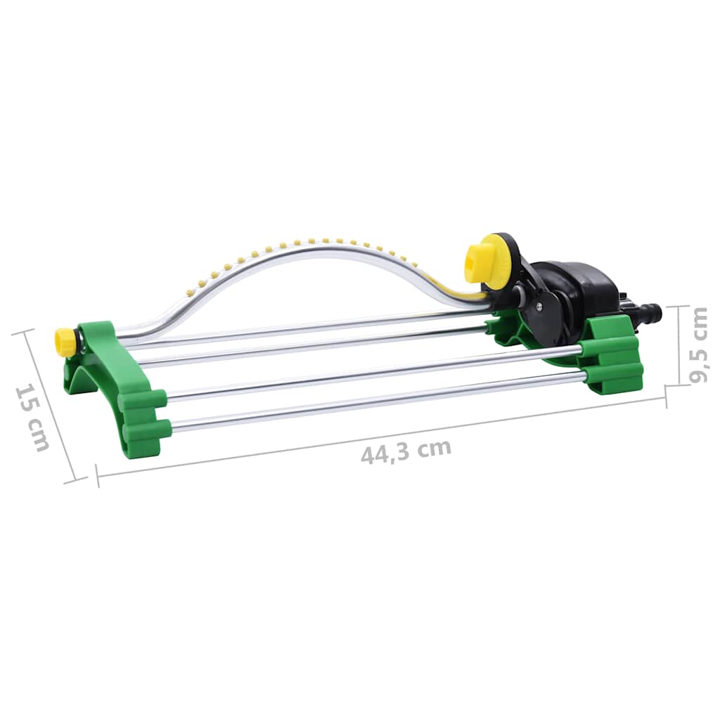 48612 vidaXL Oscillating Sprinkler with 18 Jets