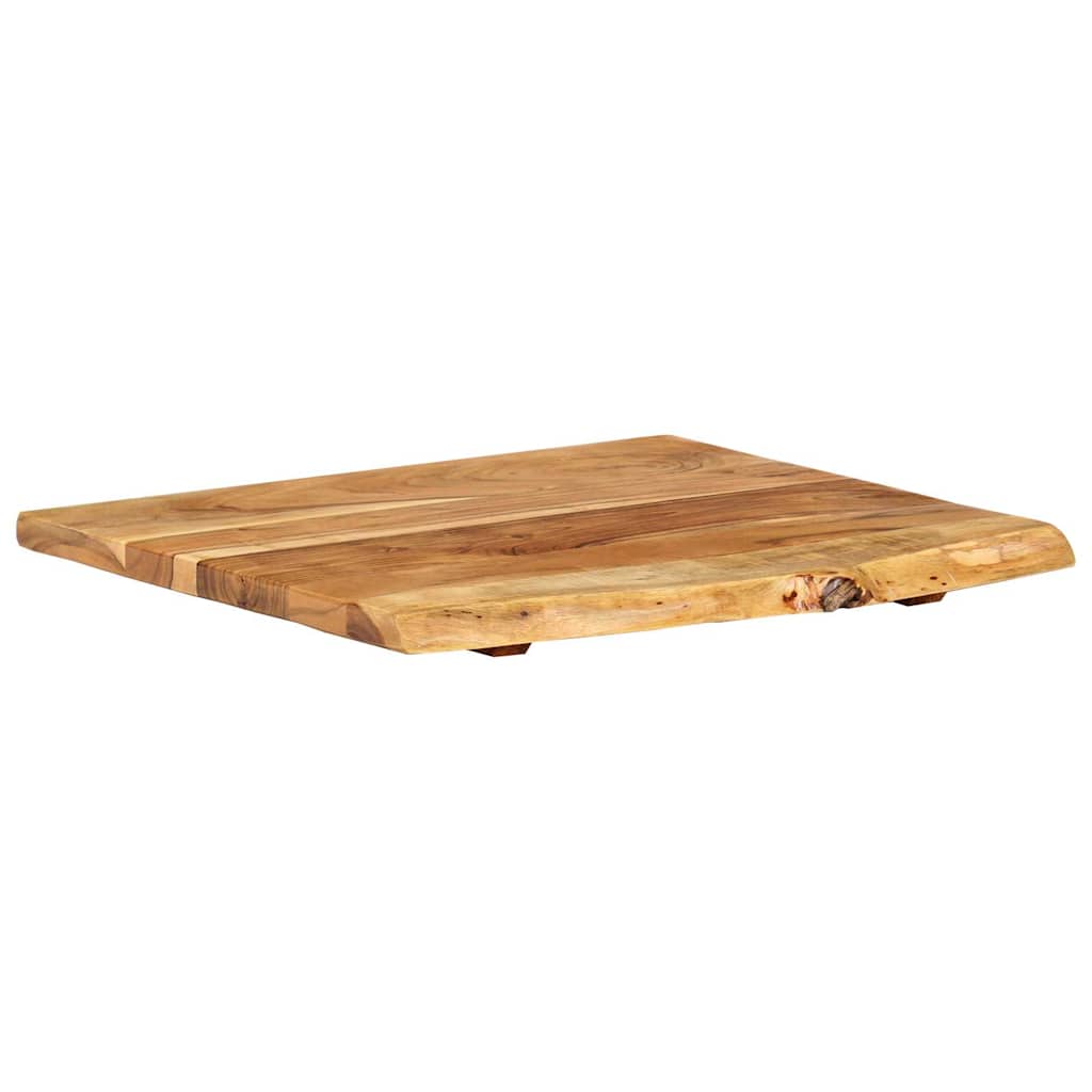 Bathroom Vanity Top Solid Acacia Wood 58x52x2,5 cm