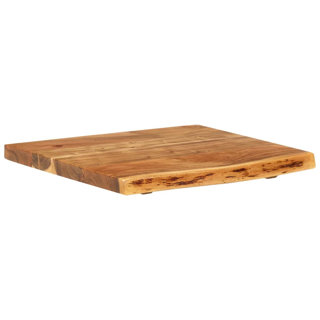 Bathroom Vanity Top Solid Acacia Wood 58x52x3,8 cm