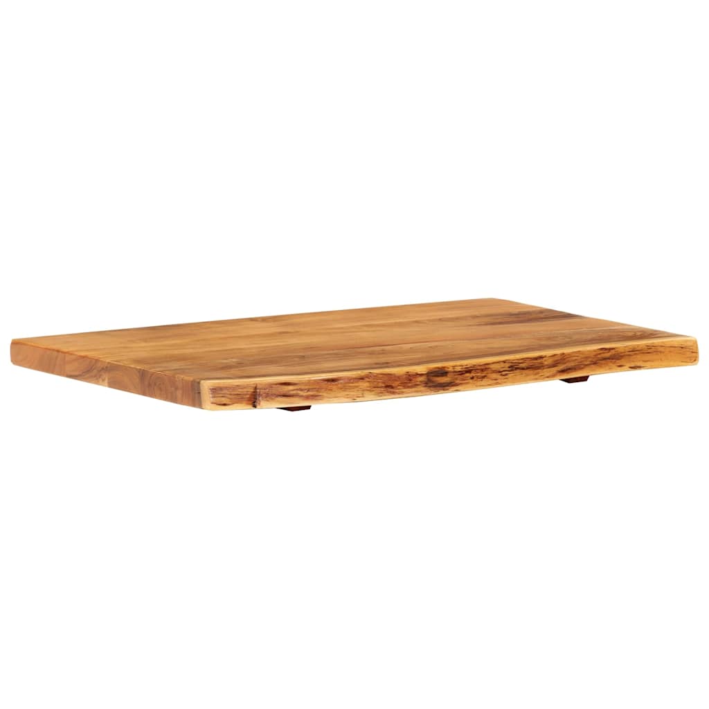 Bathroom Vanity Top Solid Acacia Wood 80x52x3,8 cm